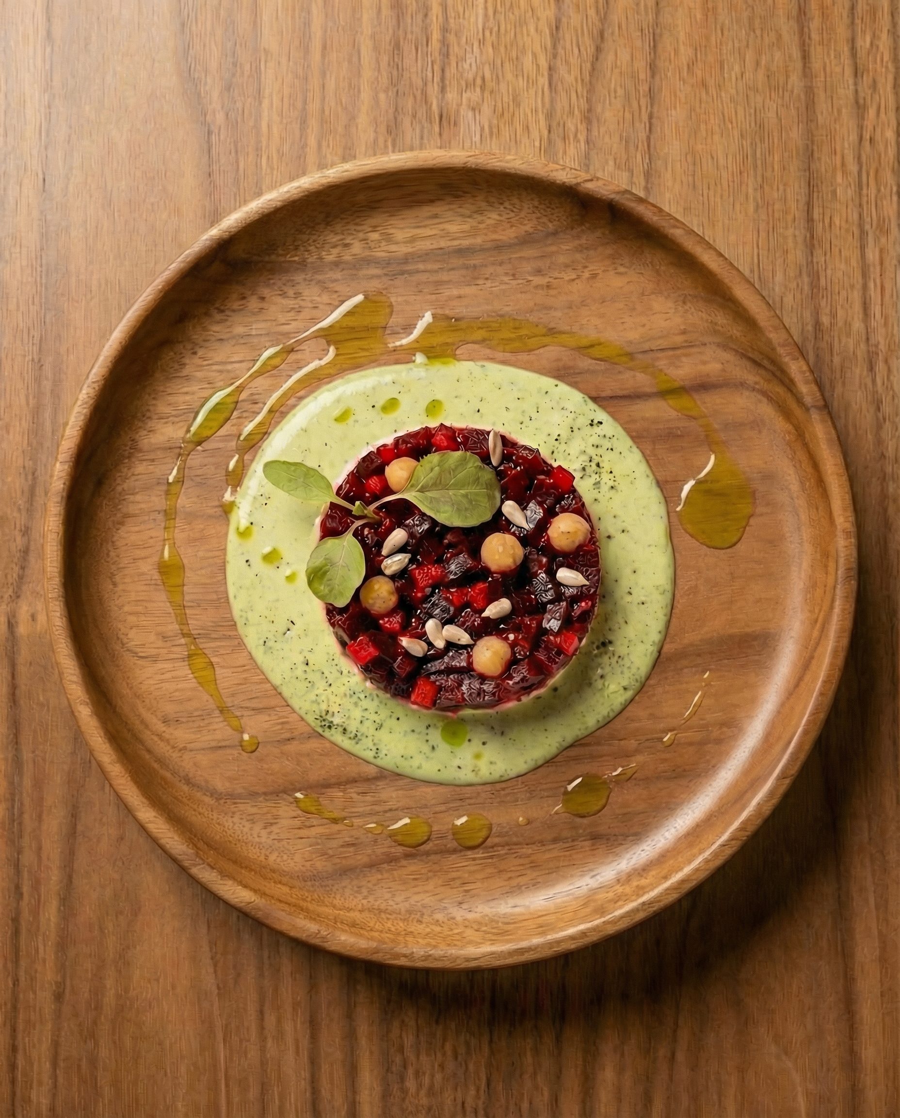 Chef plated wellness dish
